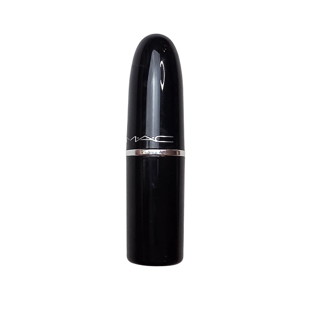 MAC Lustreglass Lipstick 545 Glossed and Found Sheer Shine Red Shimmer W1 - Picture 2 of 16